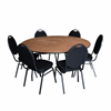 Ronde tafel 150cm met luxe stoelen